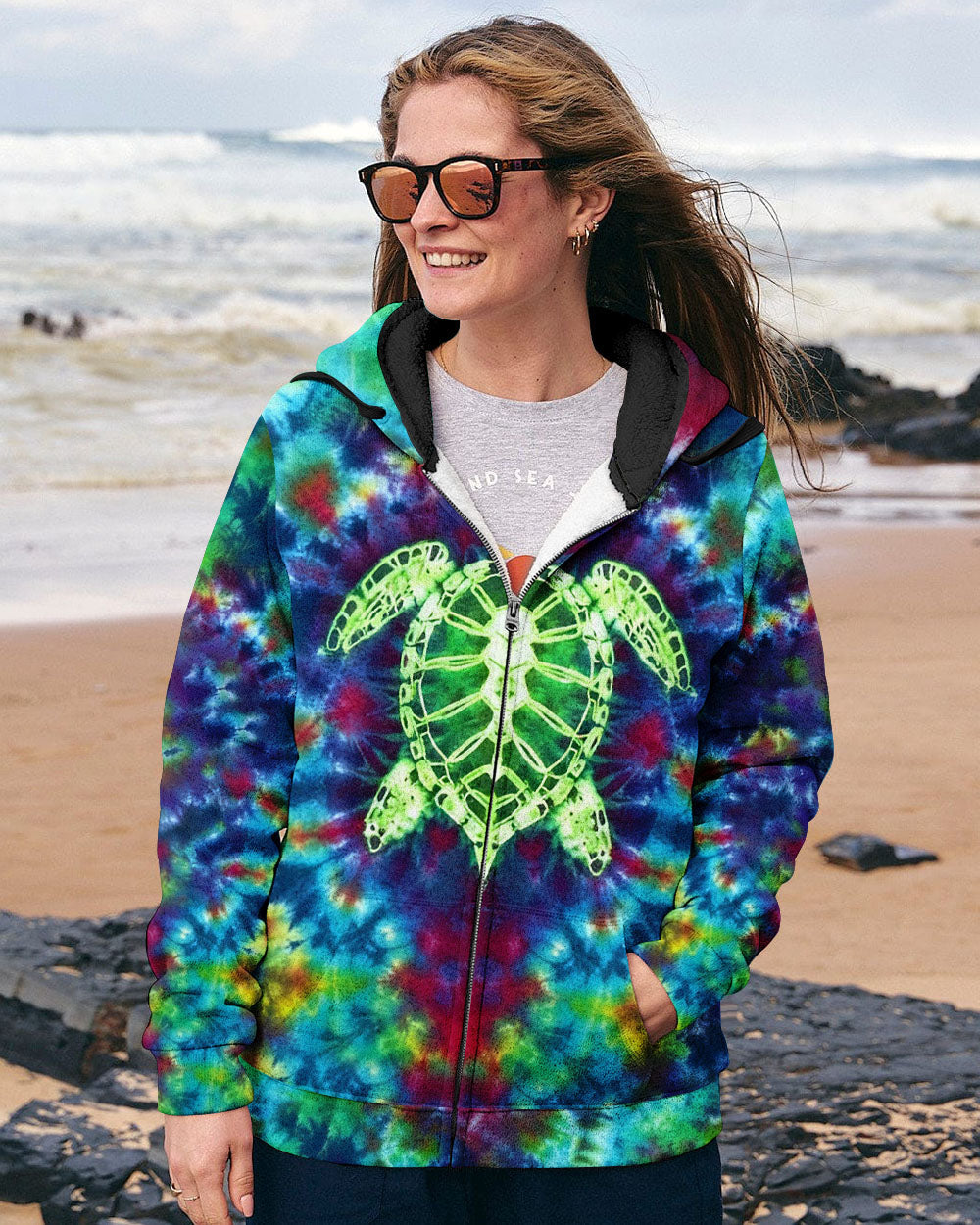 BLISSCORNERS TIE DYE TURTLE ALL OVER PRINT