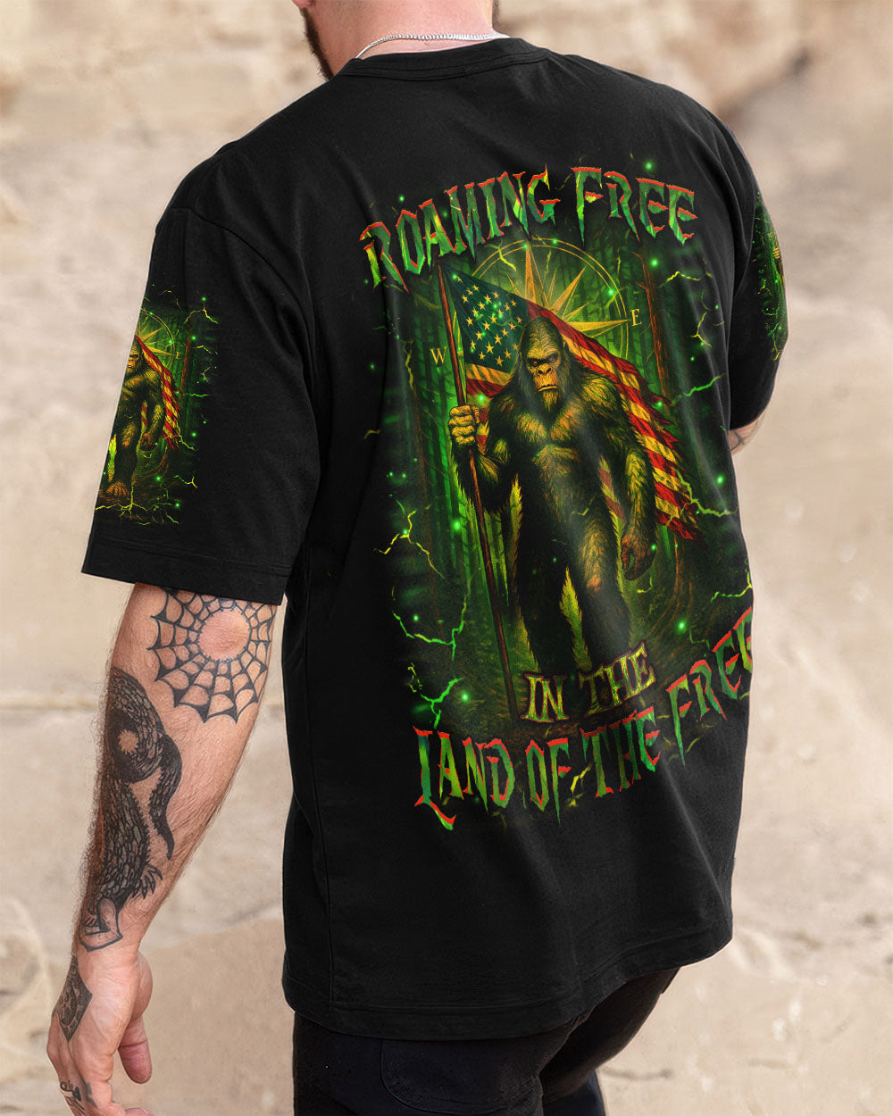 BLISSCORNERS ROAMING FREE IN THE LAND OF THE FREE ALL OVER PRINT