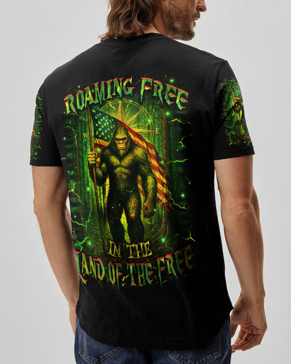 BLISSCORNERS ROAMING FREE IN THE LAND OF THE FREE ALL OVER PRINT