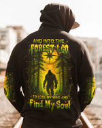 BLISSCORNERS AND INTO THE FOREST I GO BIGFOOT ALL OVER PRINT