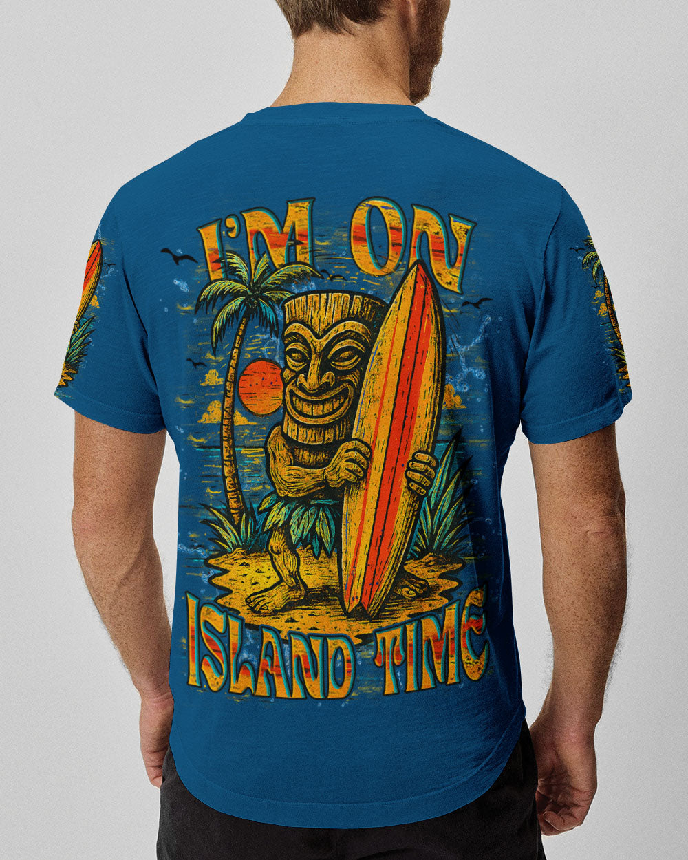 BLISSCORNERS I'M ON ISLAND TIME TIKI ALL OVER PRINT