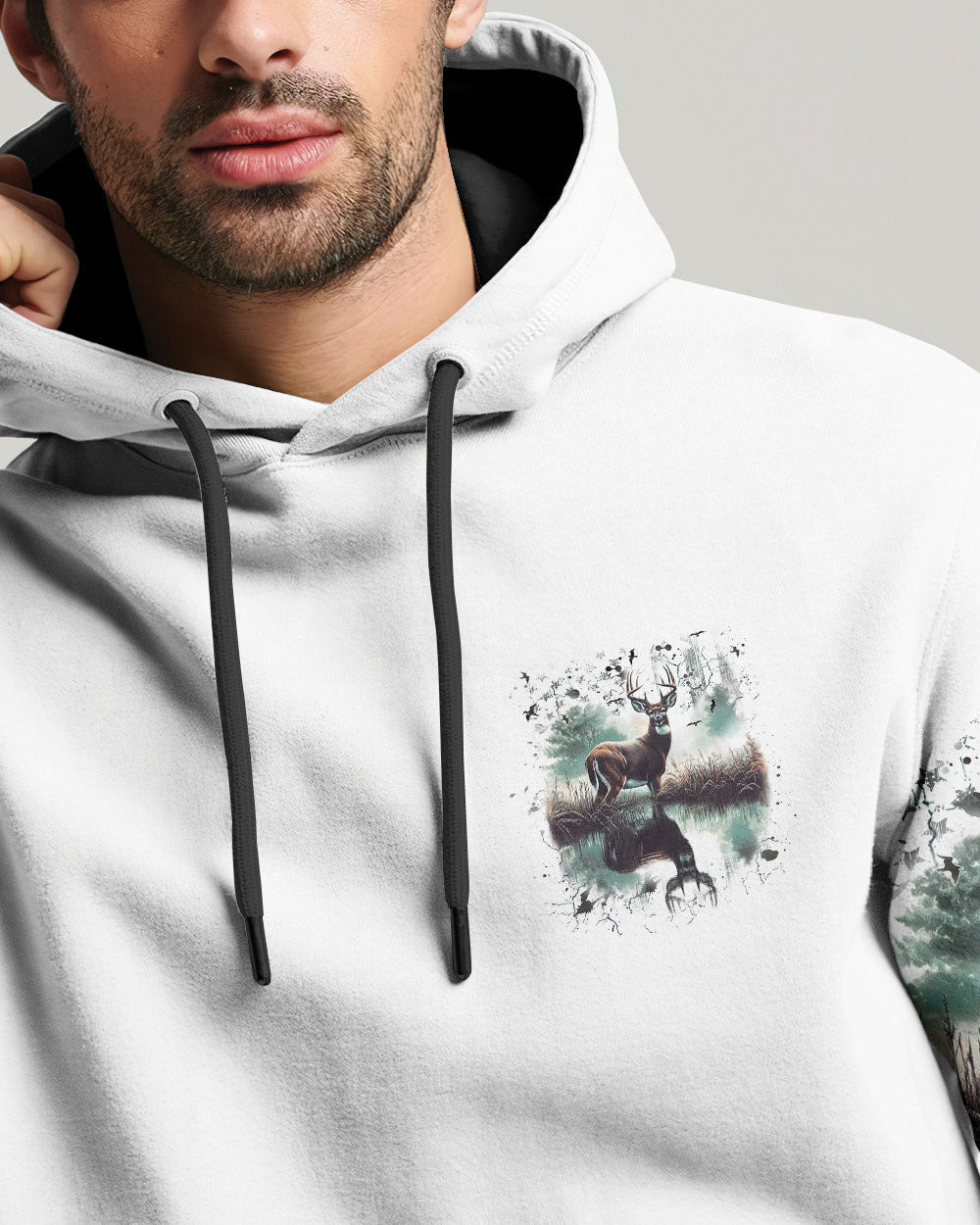 BLISSCORNERS THE CLOSER I GET TO NATURE DEER ALL OVER PRINT