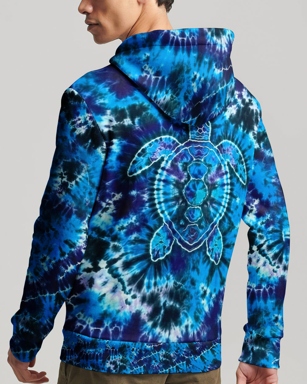 BLISSCORNERS BLUE TURTLE TIE DYE ALL OVER PRINT