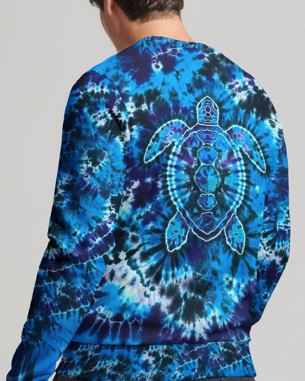 BLISSCORNERS BLUE TURTLE TIE DYE ALL OVER PRINT