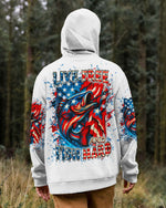 BLISSCORNERS LIVE FREE AND FISH HARD ALL OVER PRINT