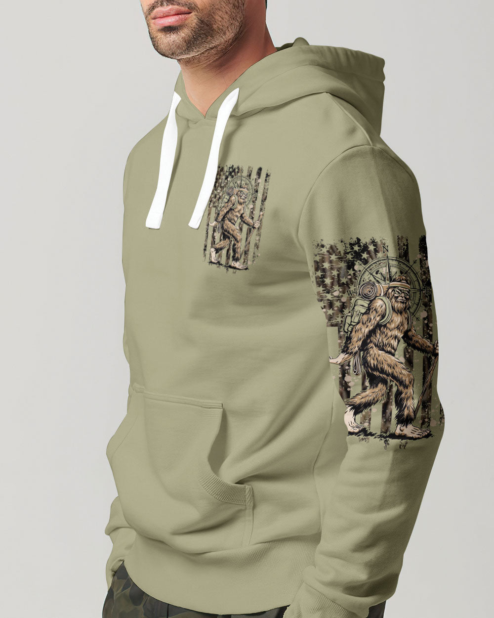 BLISSCORNERS NOT ALL WHO WANDER ARE LOST BIGFOOT ALL OVER PRINT