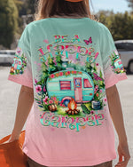 BLISSCORNERS BE A HAPPY CAMPER ALL OVER PRINT