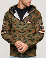 BLISSCORNERS NO BRAGGING UNTIL YOU'RE DRAGGING HUNTING ALL OVER PRINT