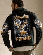 BLISSCORNERS HELLO DARKNESS MY OLD FRIEND DEER ALL OVER PRINT