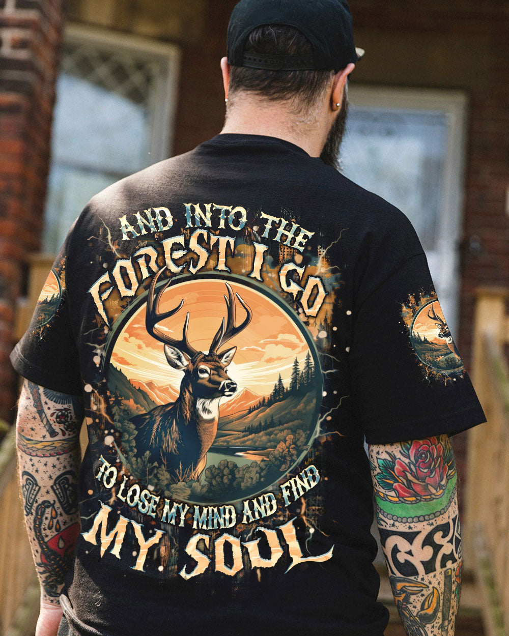 BLISSCORNERS AND INTO THE FOREST I GO DEAR ALL OVER PRINT