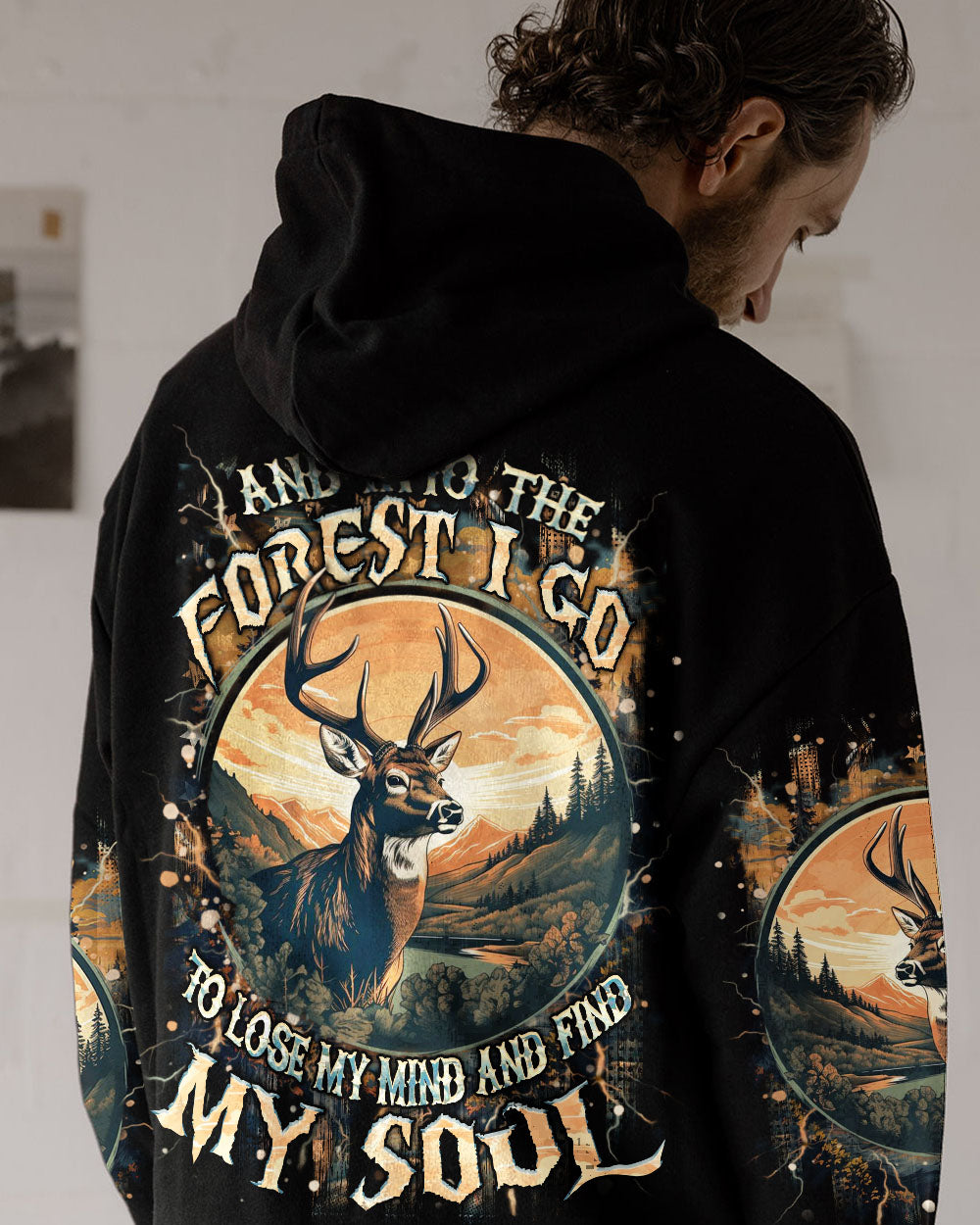 BLISSCORNERS AND INTO THE FOREST I GO DEAR ALL OVER PRINT