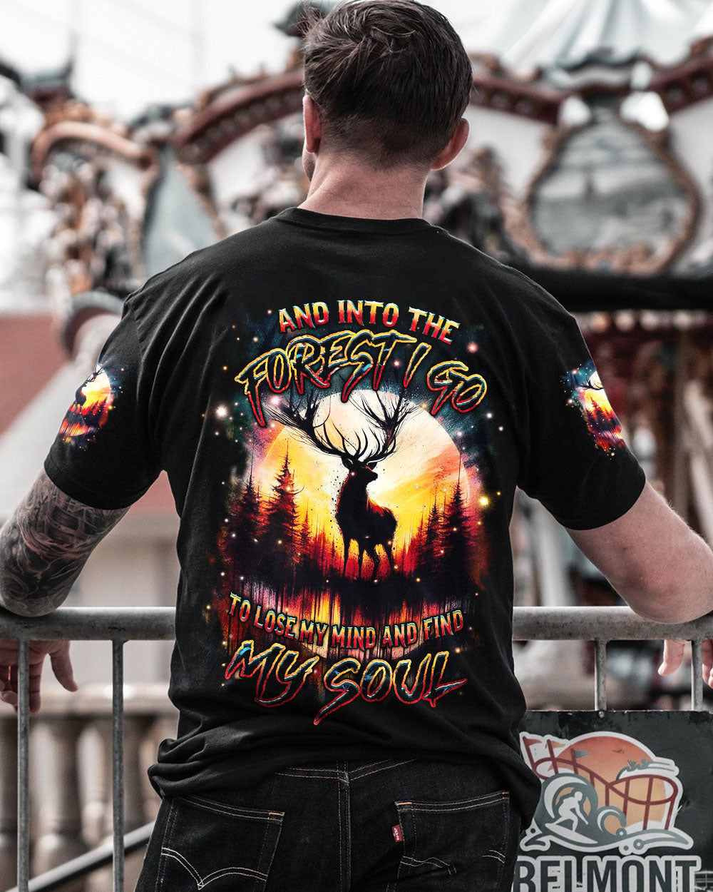 BLISSCORNERS AND INTO THE FOREST I GO ALL OVER PRINT