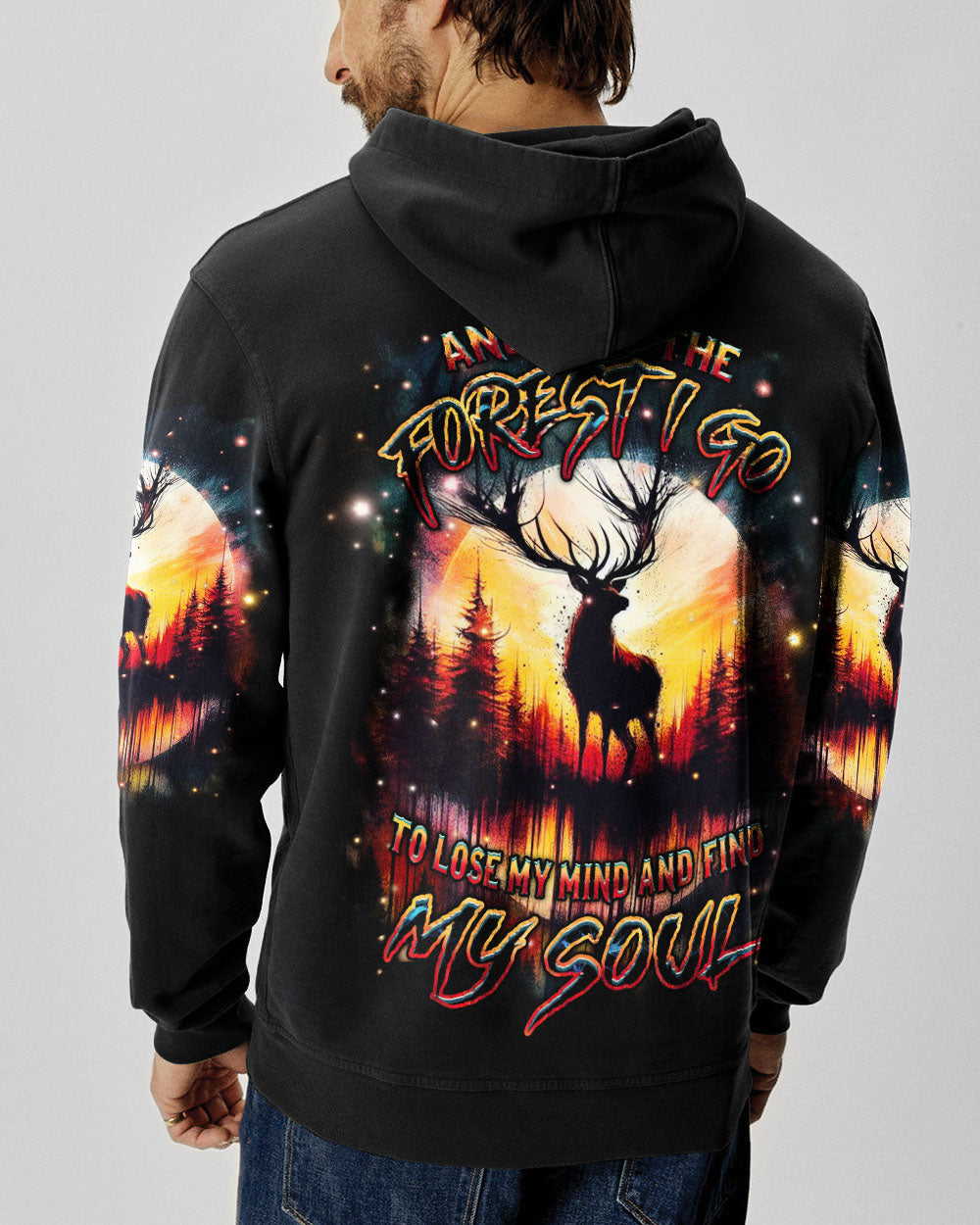 BLISSCORNERS AND INTO THE FOREST I GO ALL OVER PRINT