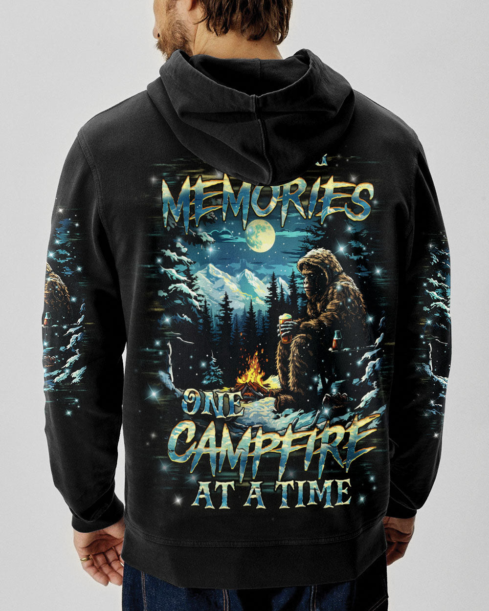 BLISSCORNERS MAKING MEMORIES ONE CAMPFIRE AT A TIME BIGFOOT ALL OVER PRINT