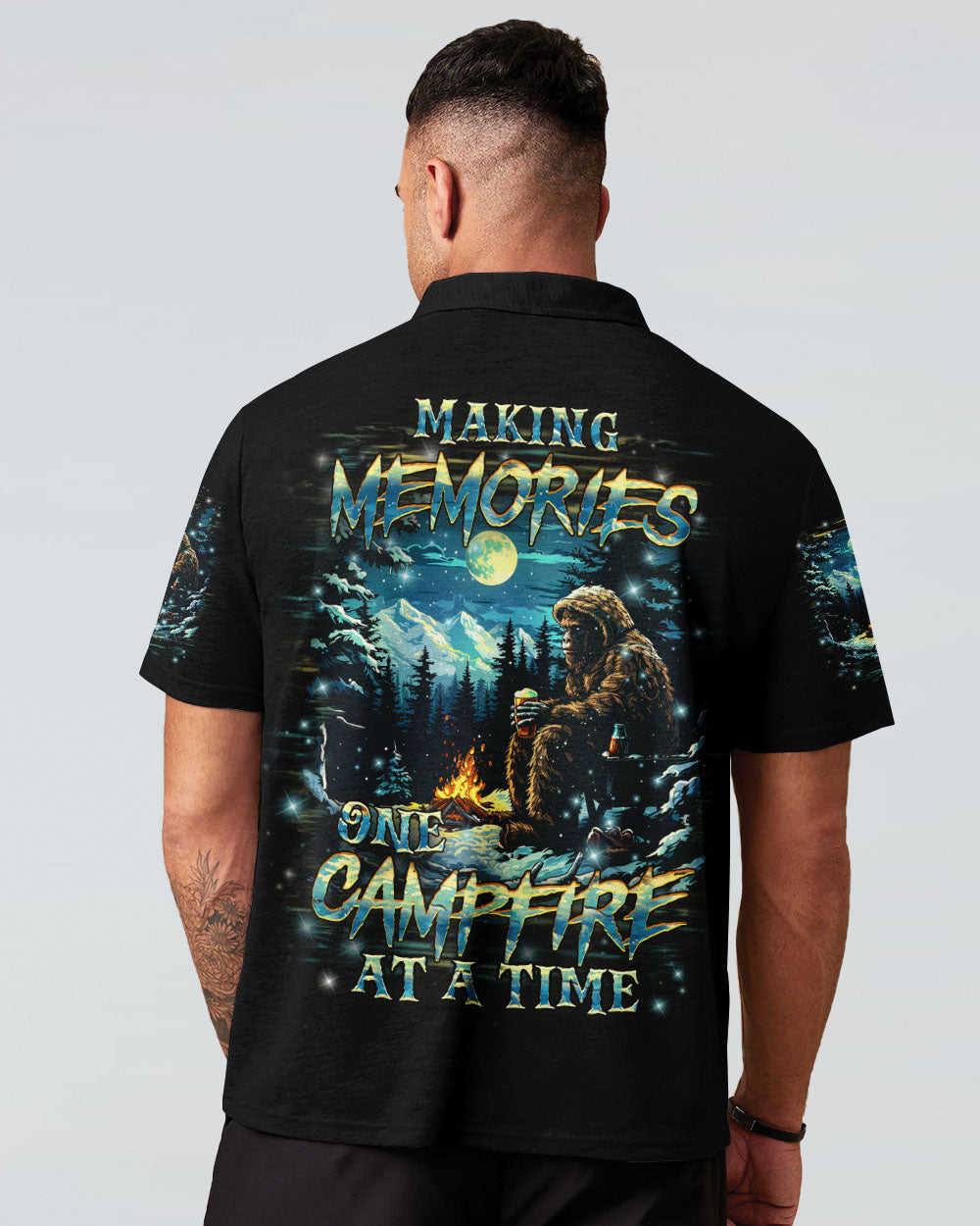 BLISSCORNERS MAKING MEMORIES ONE CAMPFIRE AT A TIME BIGFOOT ALL OVER PRINT