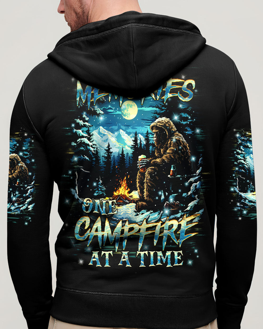 BLISSCORNERS MAKING MEMORIES ONE CAMPFIRE AT A TIME BIGFOOT ALL OVER PRINT