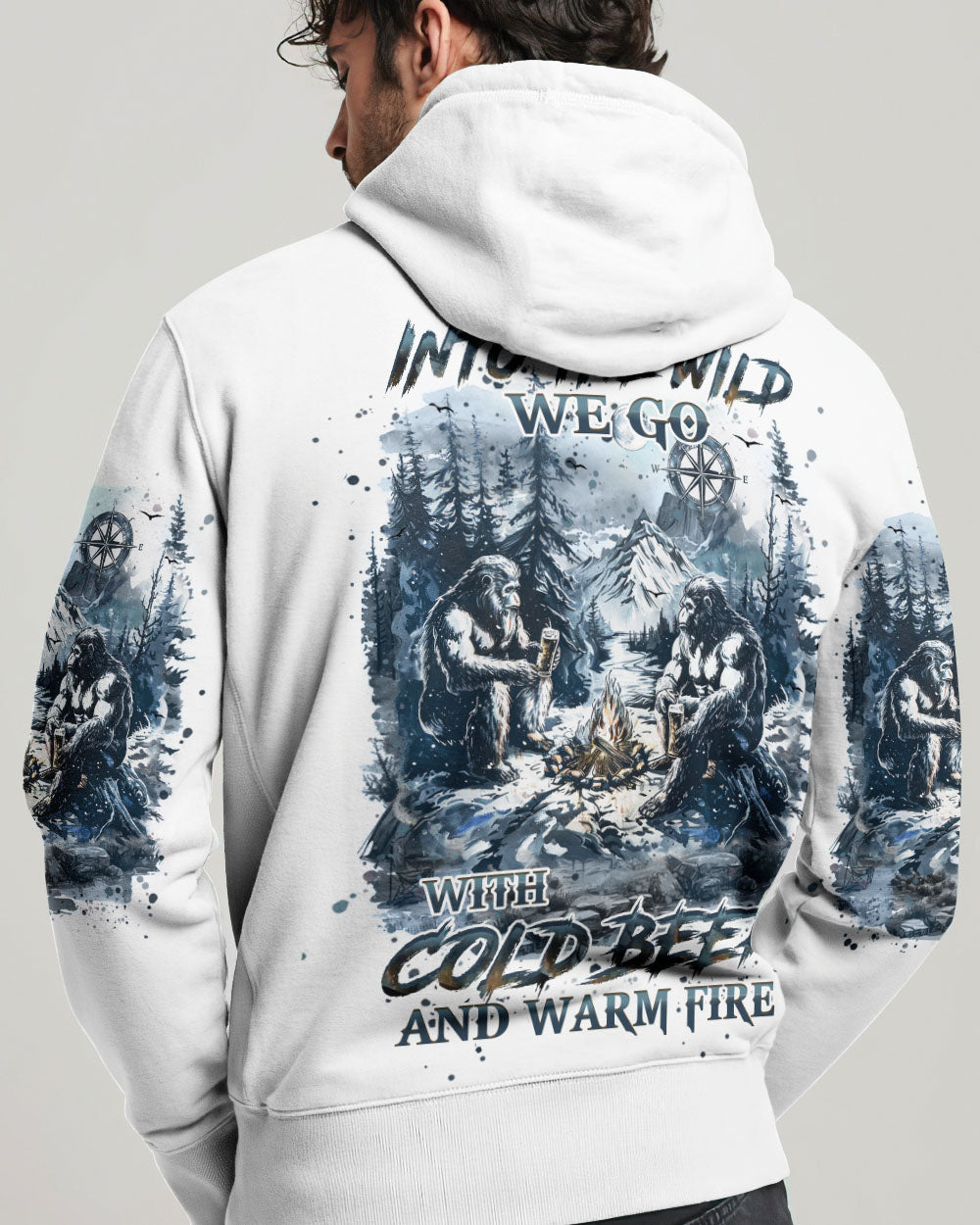 BLISSCORNERS INTO THE WILD WE GO BIGFOOT ALL OVER PRINT