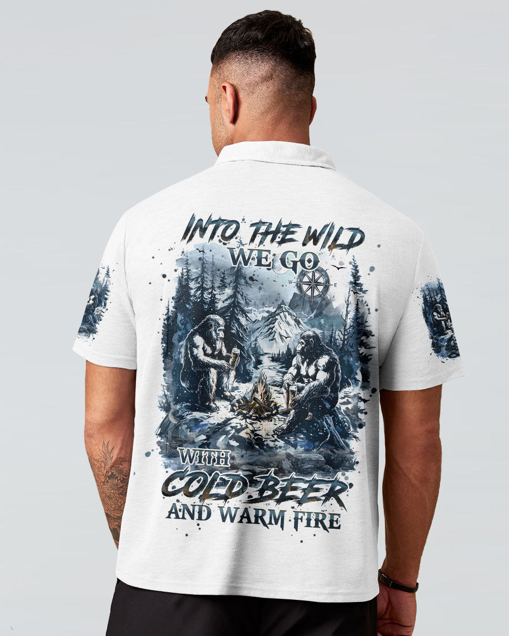 BLISSCORNERS INTO THE WILD WE GO BIGFOOT ALL OVER PRINT