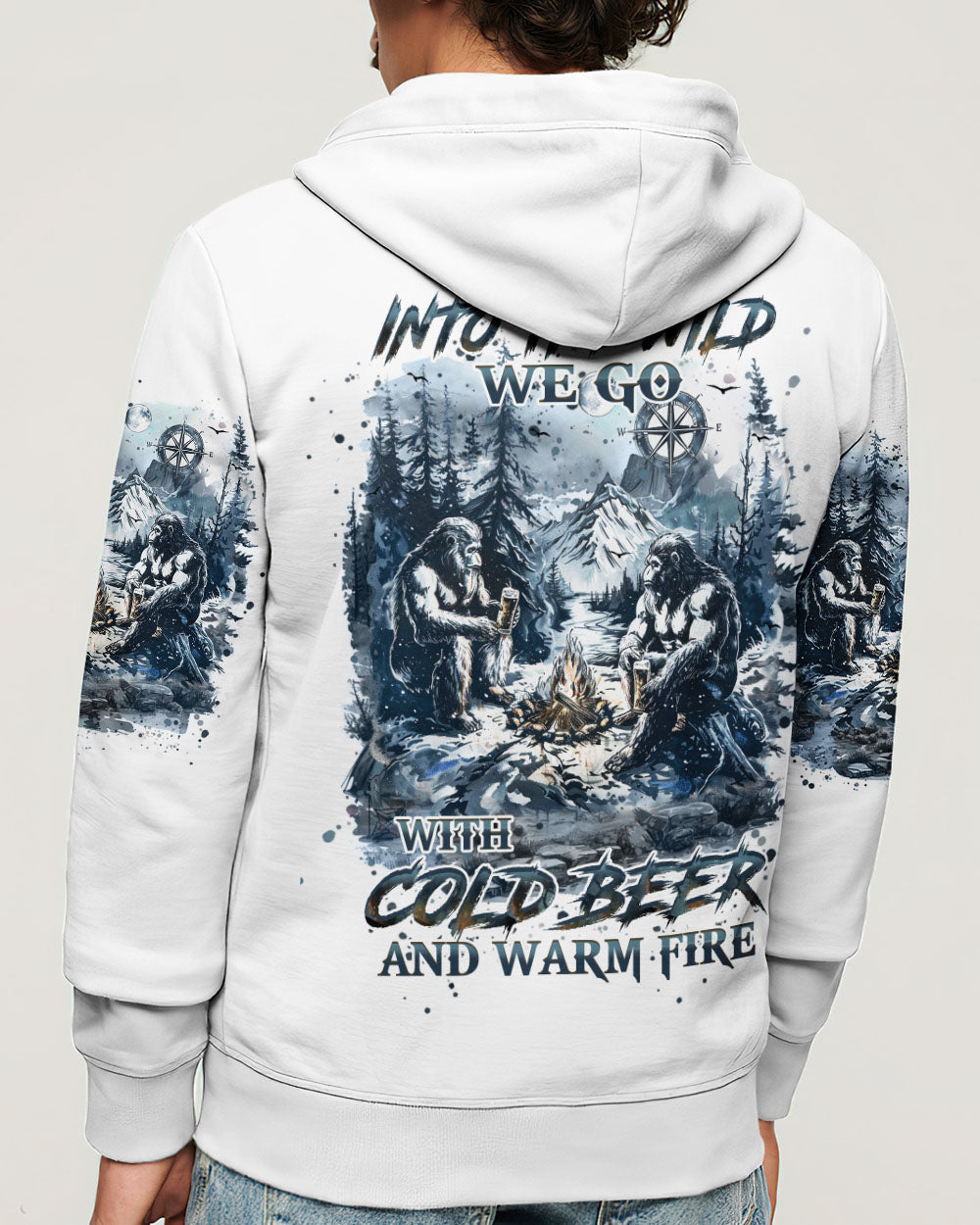 BLISSCORNERS INTO THE WILD WE GO BIGFOOT ALL OVER PRINT
