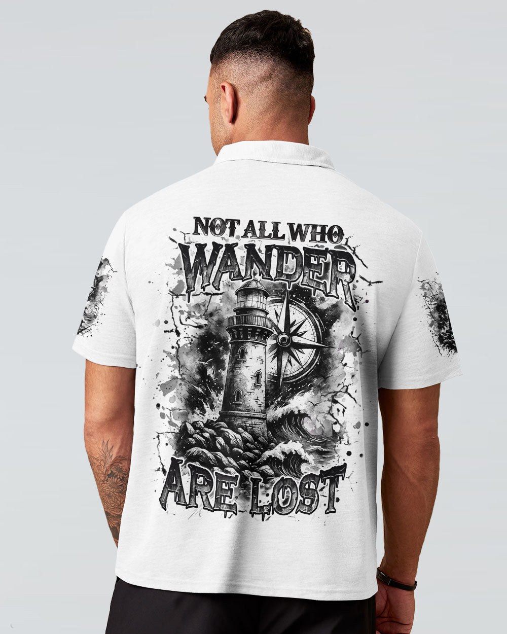 BLISSCORNERS NOT ALL WHO WANDER ARE LOST ALL OVER PRINT