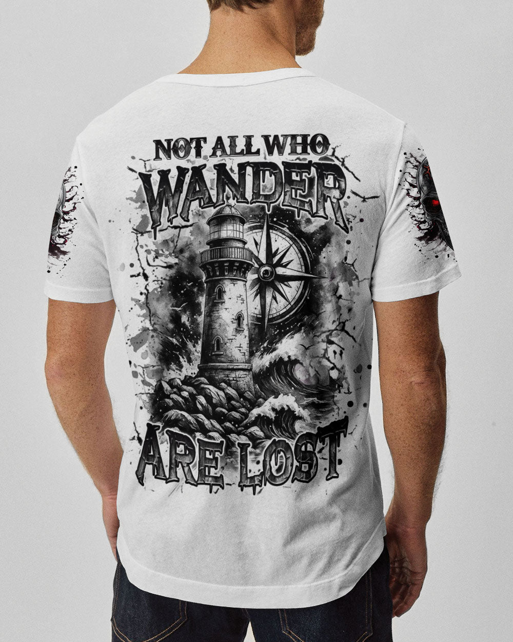 BLISSCORNERS NOT ALL WHO WANDER ARE LOST ALL OVER PRINT