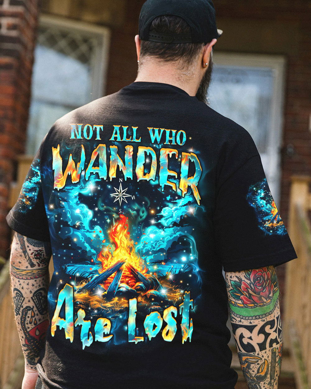 BLISSCORNERS NOT ALL WHO WANDER ARE LOST ALL OVER PRINT