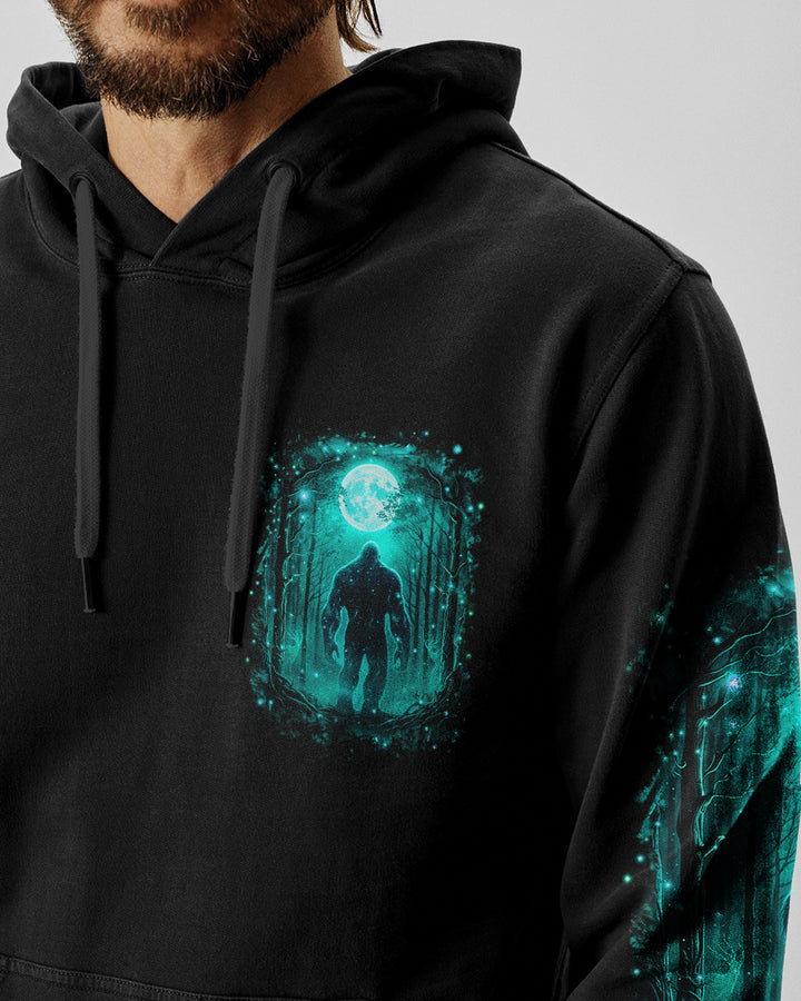 BLISSCORNERS AND INTO THE FOREST I GO BIGFOOT ALL OVER PRINT