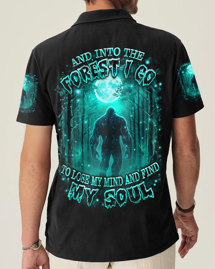 BLISSCORNERS AND INTO THE FOREST I GO BIGFOOT ALL OVER PRINT