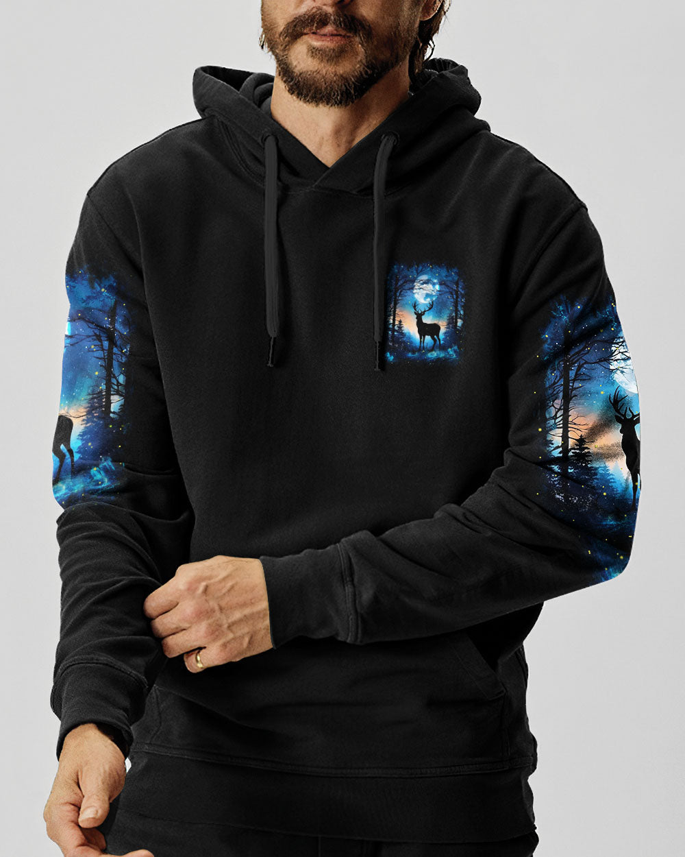 BLISSCORNERS THE CLOSER I GET TO NATURE DEER ALL OVER PRINT