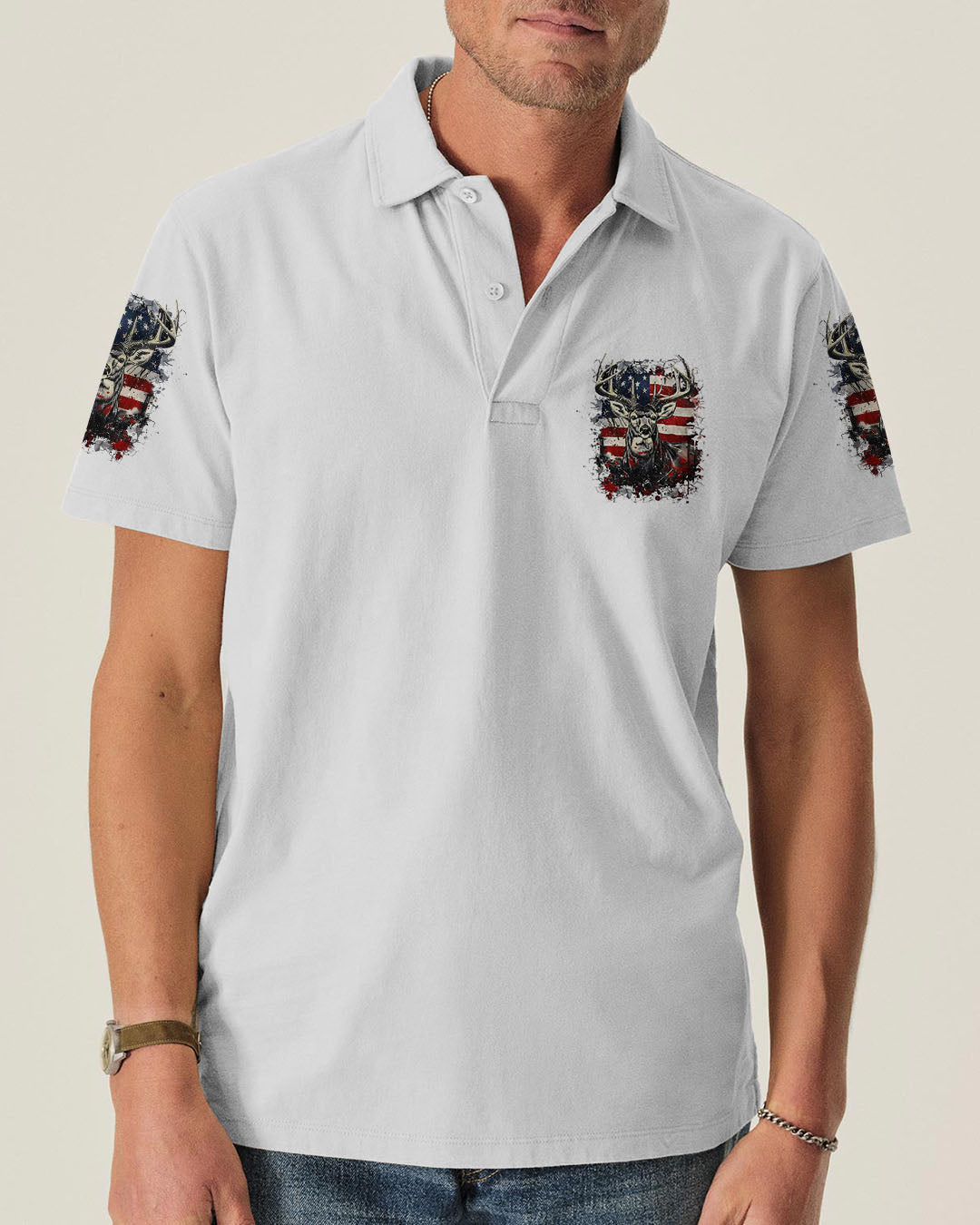 BLISSCORNERS BUCK AROUND AND FIND OUT DEER HUNTING ALL OVER PRINT