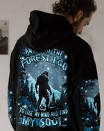 BLISSCORNERS AND INTO THE FOREST I GO BIGFOOT ALL OVER PRINT