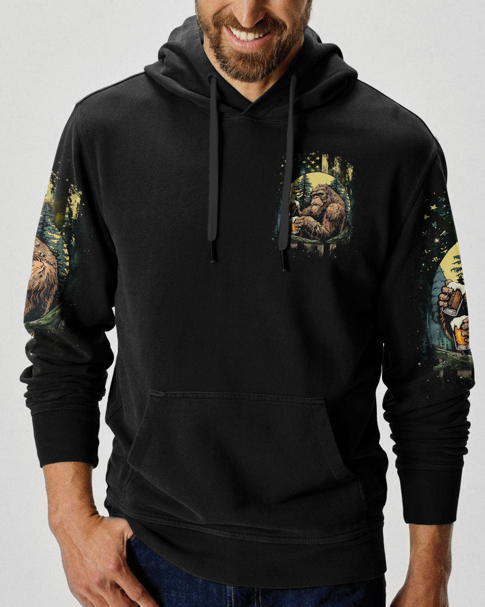 BLISSCORNERS SO MUCH BEER SO LITTLE TIME BIGFOOT ALL OVER PRINT