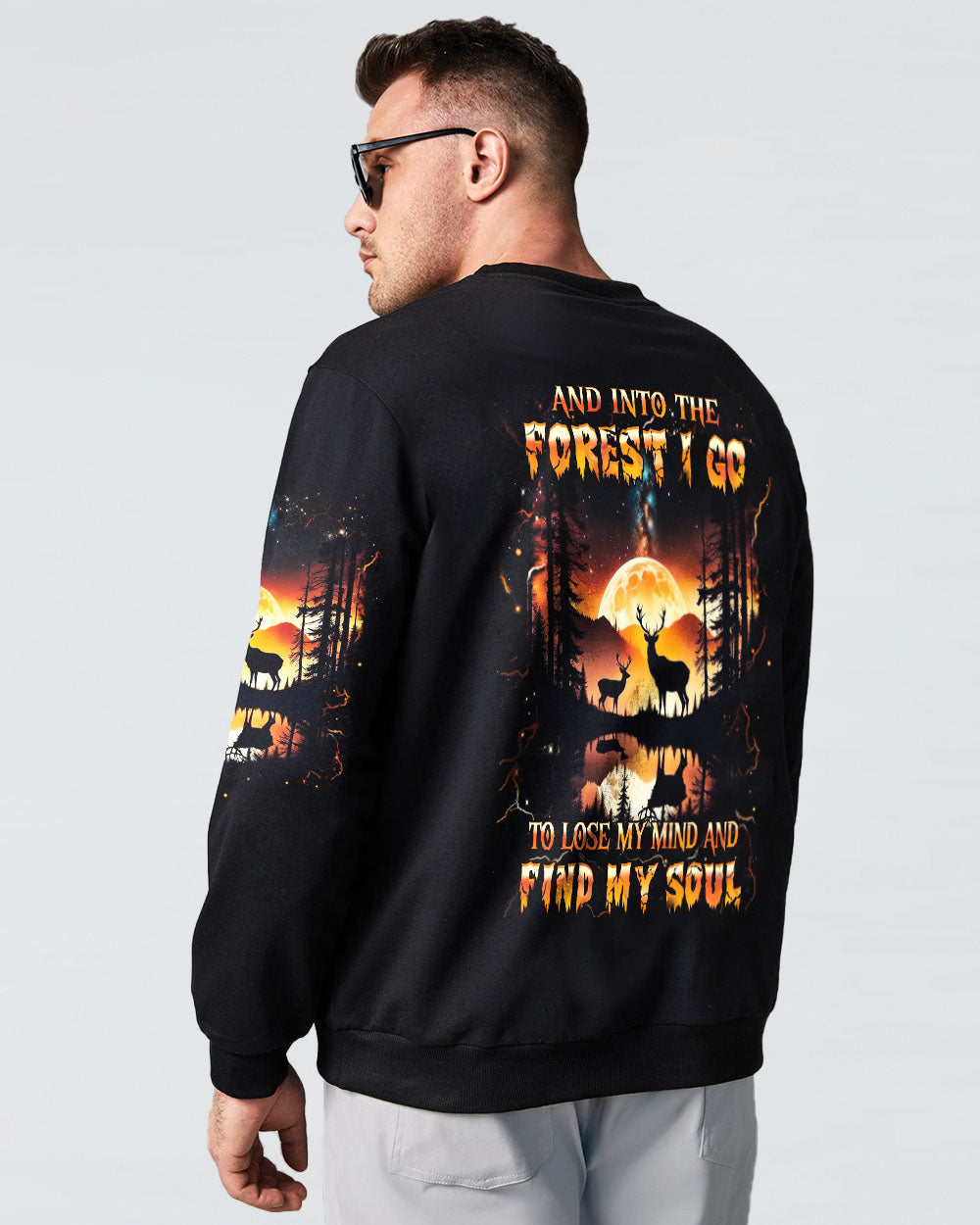 BLISSCORNERS AND INTO THE FOREST I GO ALL OVER PRINT