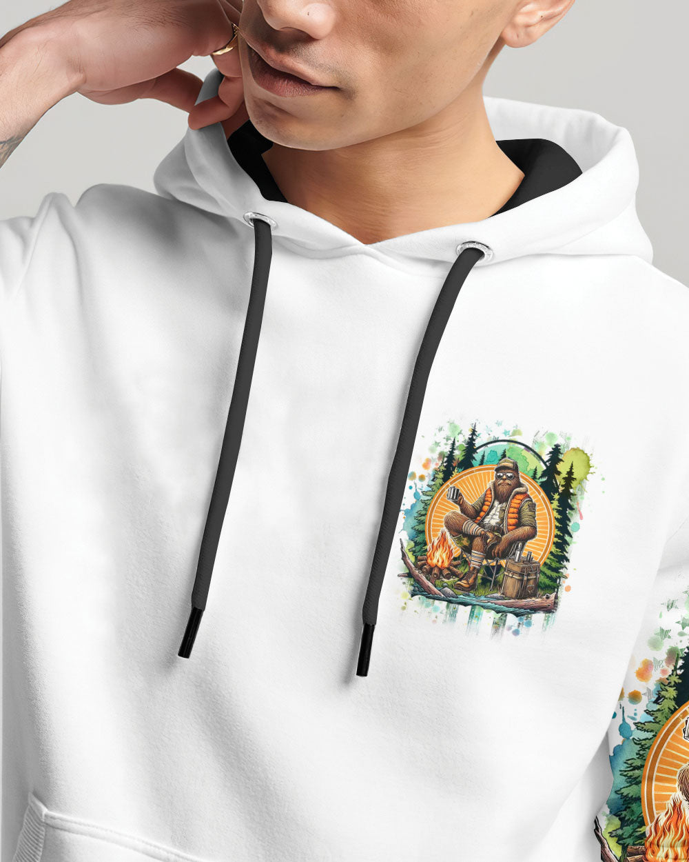 BLISSCORNERS MAKING MEMORIES ONE CAMPFIRE AT A TIME BIGFOOT ALL OVER PRINT