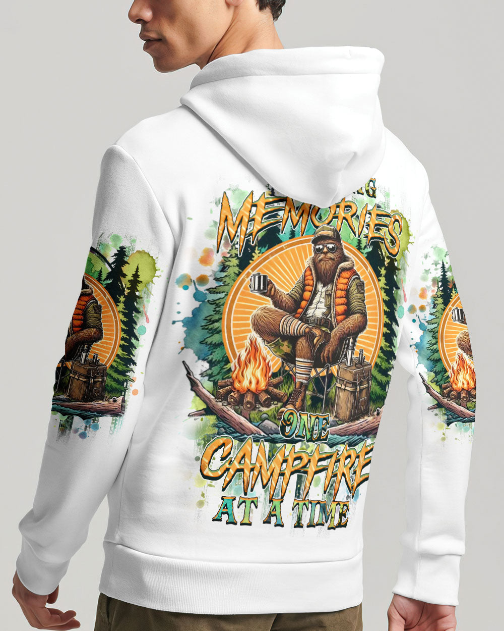 BLISSCORNERS MAKING MEMORIES ONE CAMPFIRE AT A TIME BIGFOOT ALL OVER PRINT
