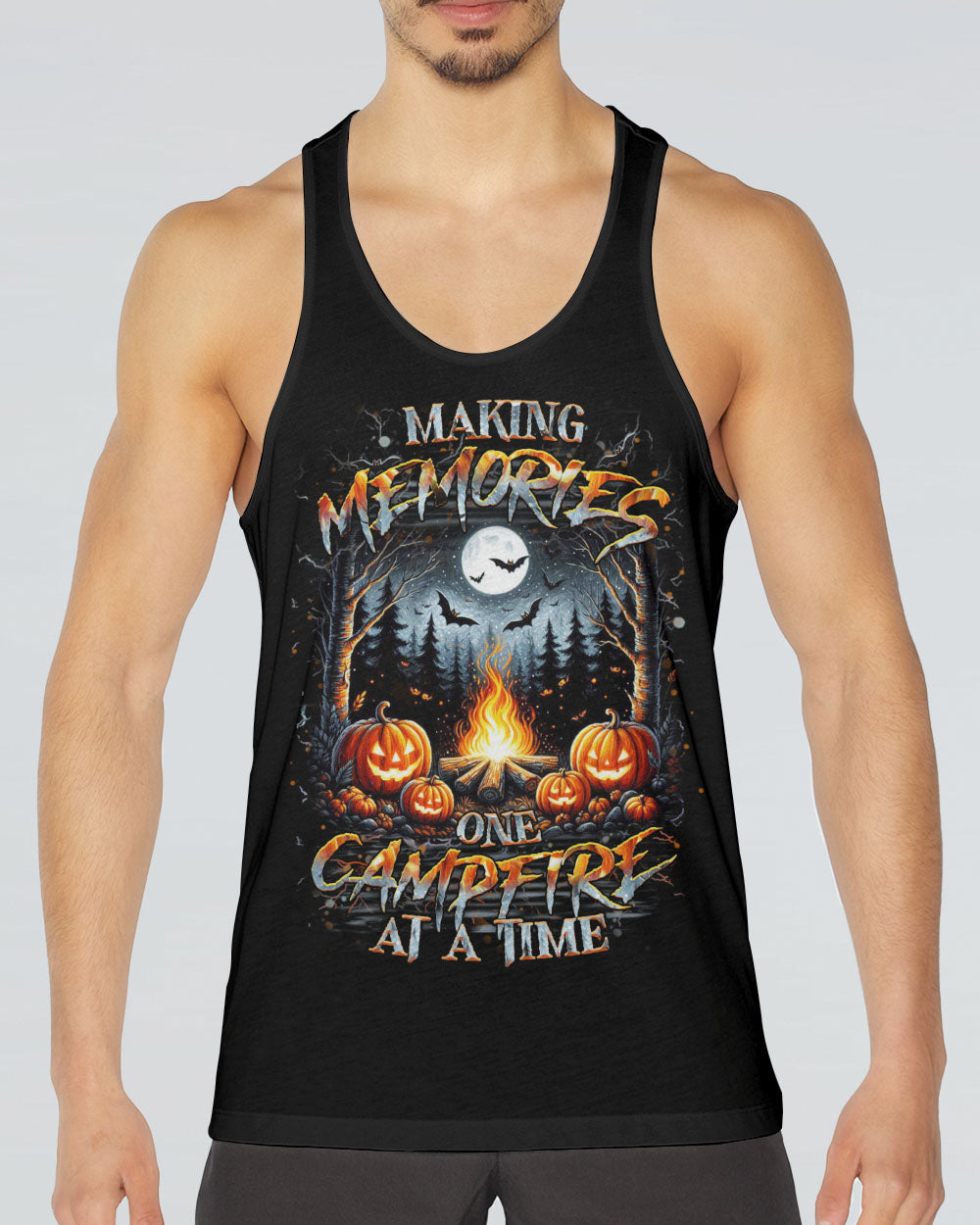 BLISSCORNERS MAKING MEMORIES ONE CAMPFIRE AT A TIME HALLOWEEN ALL OVER PRINT