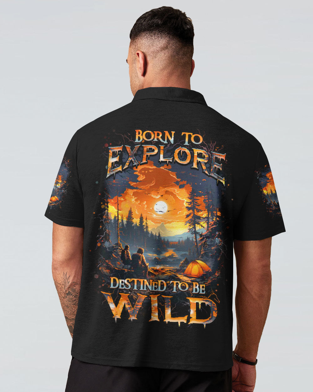 BLISSCORNERS BORN TO EXPLORE DESTINED TO BE WILD ALL OVER PRINT