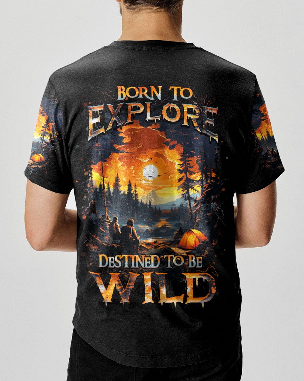 BLISSCORNERS BORN TO EXPLORE DESTINED TO BE WILD ALL OVER PRINT