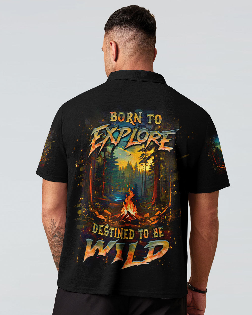 BLISSCORNERS BORN TO EXPLORE DESTINED TO BE WILD ALL OVER PRINT