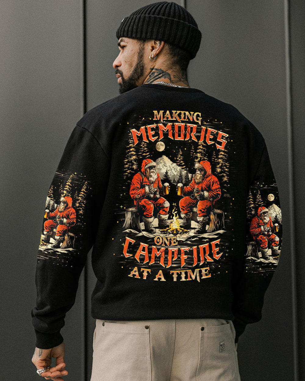 BLISSCORNERS MAKING MEMORIES ONE CAMPFIRE AT A TIME BIGFOOT ALL OVER PRINT