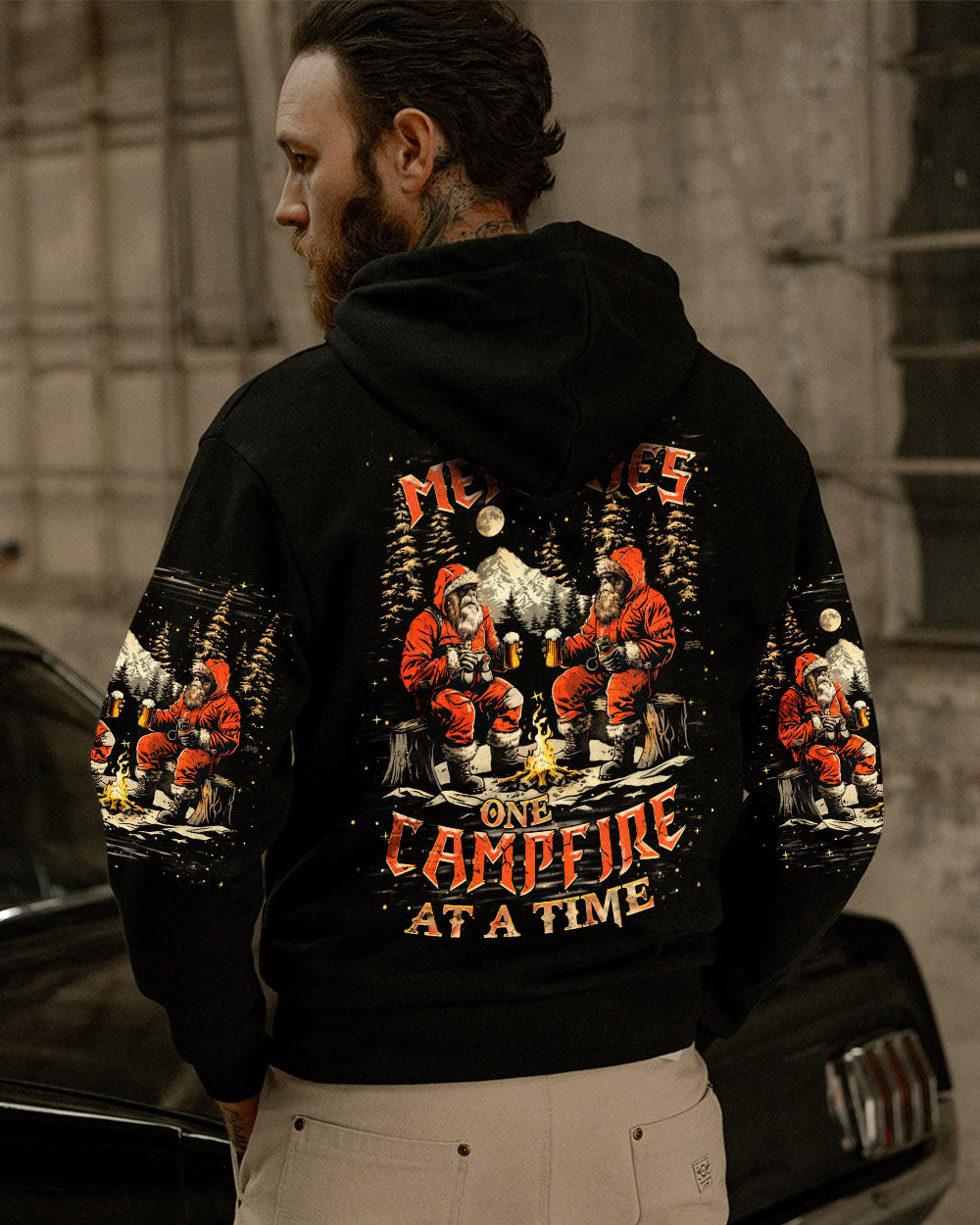 BLISSCORNERS MAKING MEMORIES ONE CAMPFIRE AT A TIME BIGFOOT ALL OVER PRINT