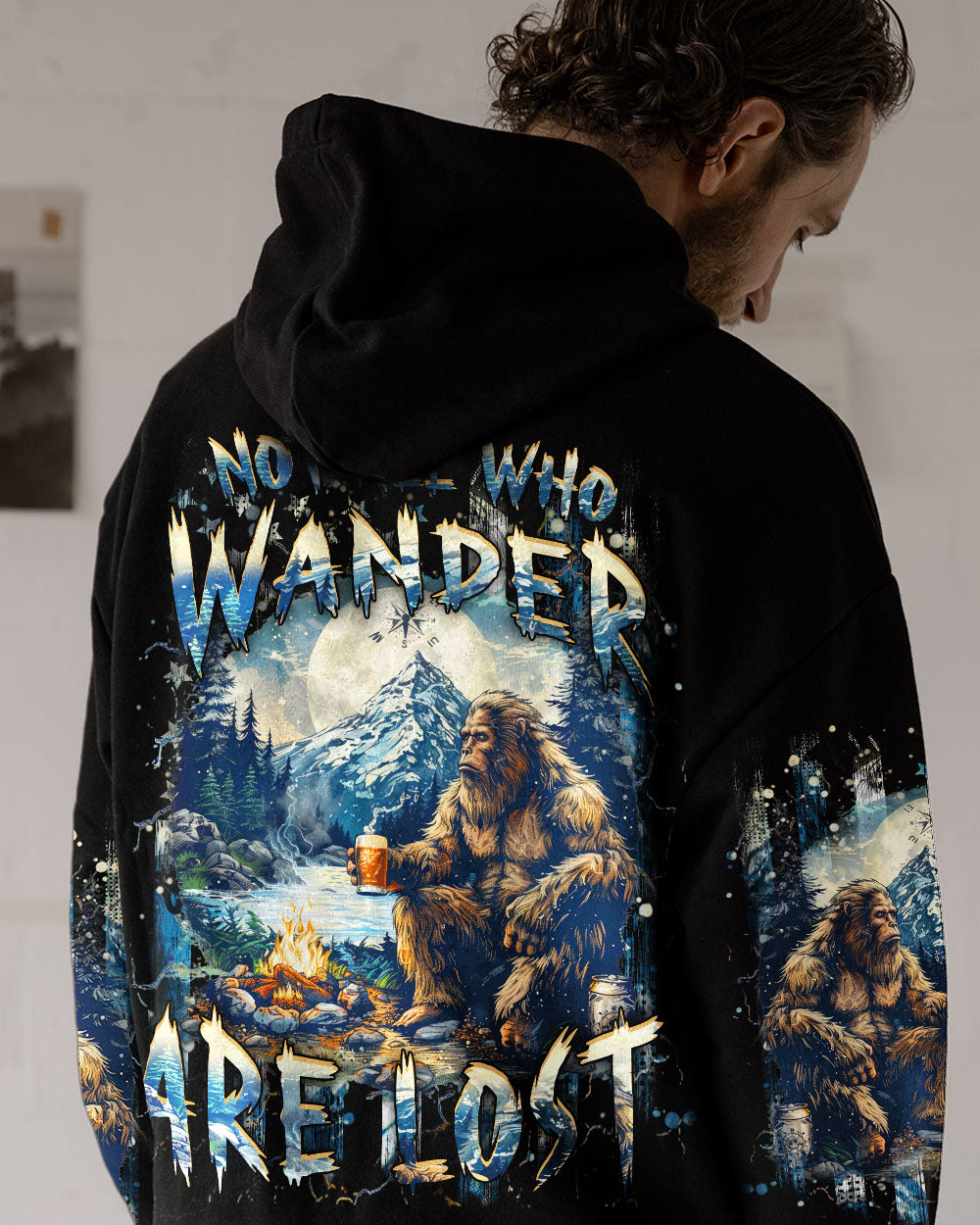 BLISSCORNERS NOT ALL WHO WANDER ARE LOST ALL OVER PRINT