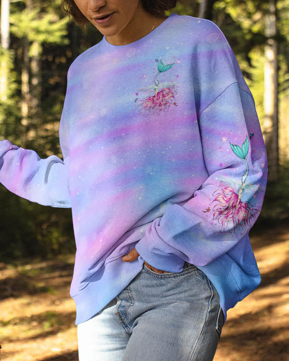 BLISSCORNERS IN AN OCEAN FULL OF FISH BE A MERMAID ALL OVER PRINT