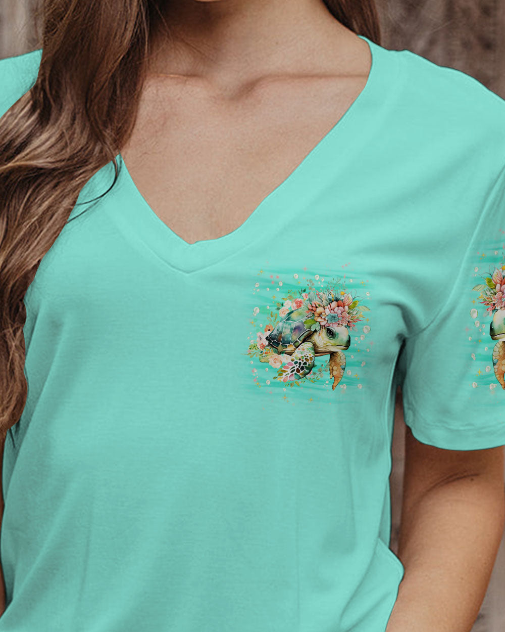 BLISSCORNERS BARE FEET AND SALTY HAIR TURTLE ALL OVER PRINT