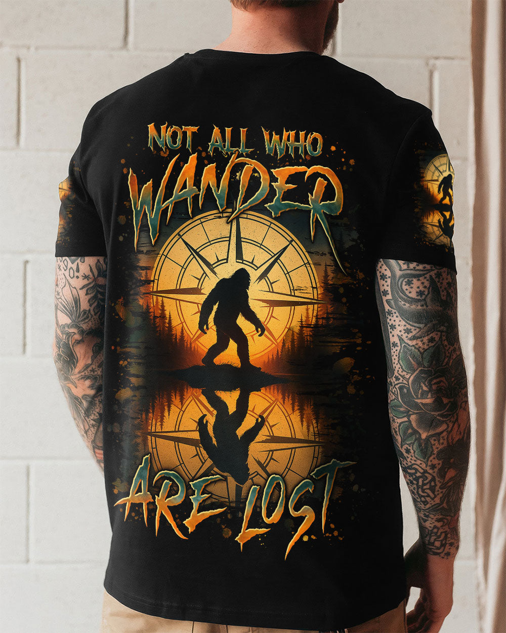 BLISSCORNERS NOT ALL WHO WANDER ARE LOST ALL OVER PRINT