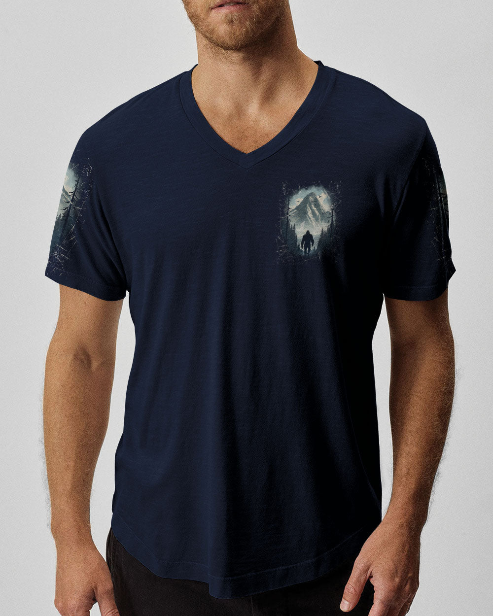 BLISSCORNERS AND INTO THE FOREST I GO BIGFOOT ALL OVER PRINT