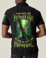BLISSCORNERS AND INTO THE FOREST I GO DEER ALL OVER PRINT