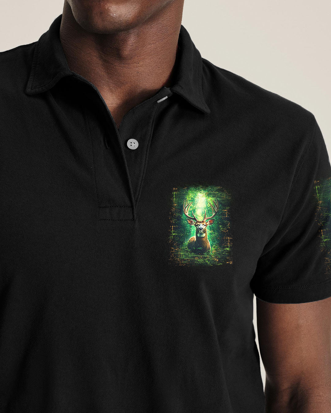 BLISSCORNERS AND INTO THE FOREST I GO DEER ALL OVER PRINT