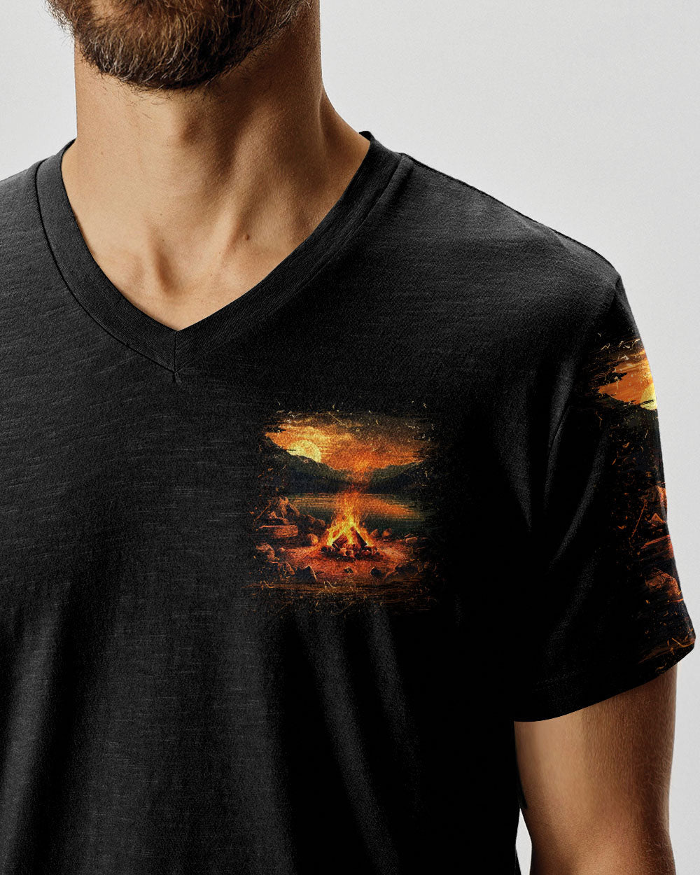 BLISSCORNERS HOME IS WHERE THE CAMPFIRE IS ALL OVER PRINT