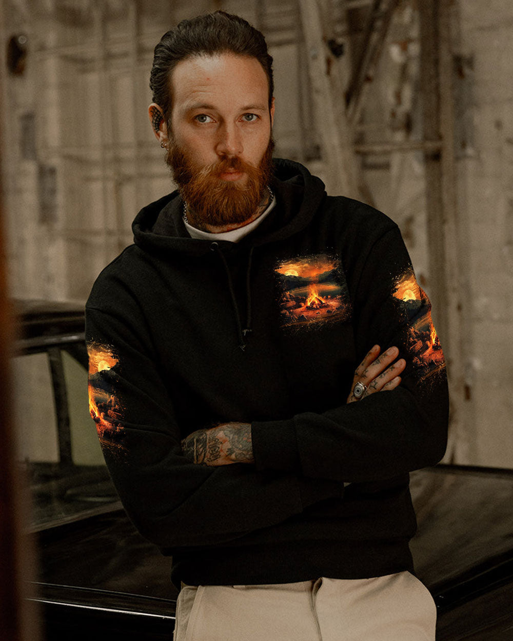 BLISSCORNERS HOME IS WHERE THE CAMPFIRE IS ALL OVER PRINT
